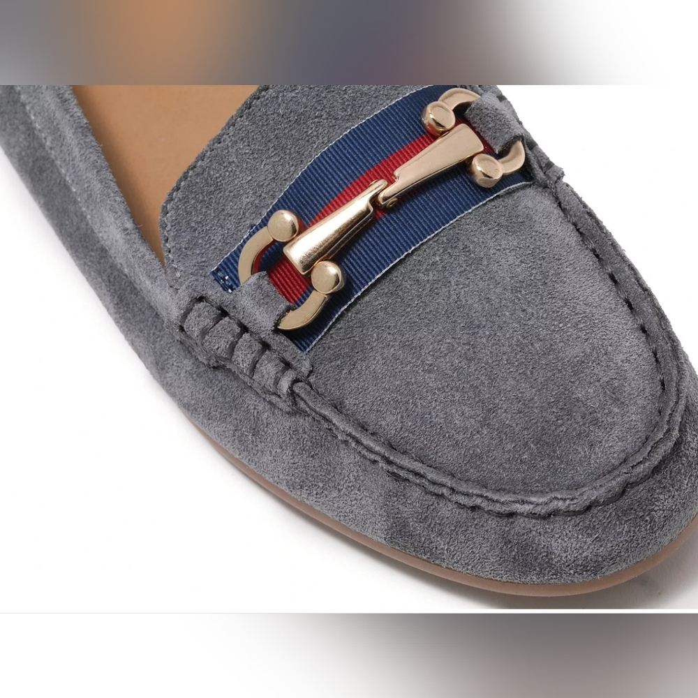 Coach And Four Romeo NWOB Driving Loafer Grey Size 10M - Picture 2 of 12